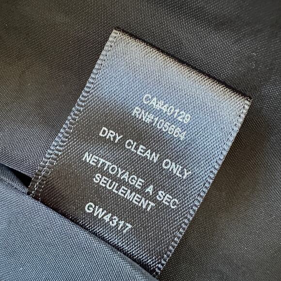 L.A.M.B Gwen Stefani Jacquard Lapel Wool Cropped Blazer Jacket Black Grey Size 4 - Picture 8 of 9